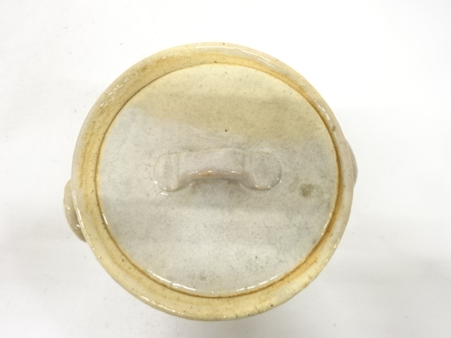  萩焼　江月造　御本　水指